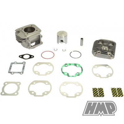 Kit cilindro YAMAHA 50 BWS / CT / TARGET / BUMP / NAKED / NEXT GENERATION / APRILIA AMICO / SR / FANTIC / GARELLI / ITALJET / KTM / LEM / MBK BOOSTER / CR / STUNT / MINARELLI vertical / diâmetro 47.6 mm / 80 cc / 12 mm / curso 43 mm - ATHENA